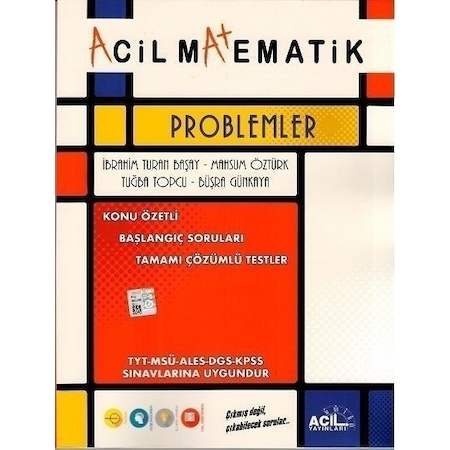 2022 Matematik Acil Problemler - Acil Yayınları