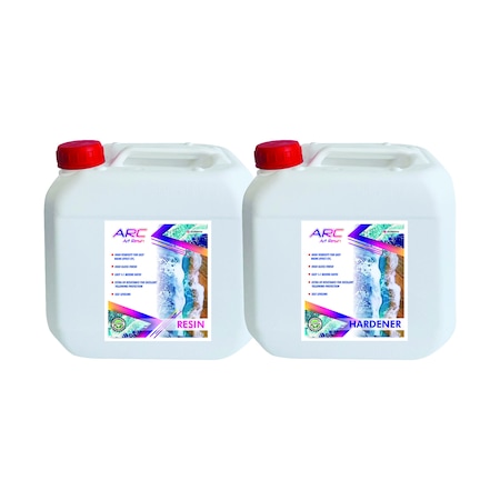 Art Resin-Ultra Şeffaf Yoğun Kıvamli Epoksi Reçine - 4 KG Kit