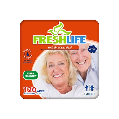 Freshlife Extra Büyük Yetişkin Hasta Bezi XL 4 x 30'lu