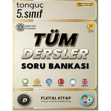 Tonguç Yayınları 5. Sınıf Tüm Dersler Soru Bankası