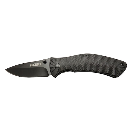 Crkt İncendor 2078 Bk Siyah Kamp Çakı 17,5cm - Manuel, Plastik Sap, Kemerlikli