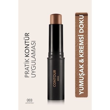 Flormar Contour Stick Asansörlü Kontür Kalemi 003 Medium Deep