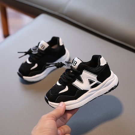 Çocuk Spor Ayakkabı Bebek Yumuşak Tabanlı Koşu Ayakkabısı 001