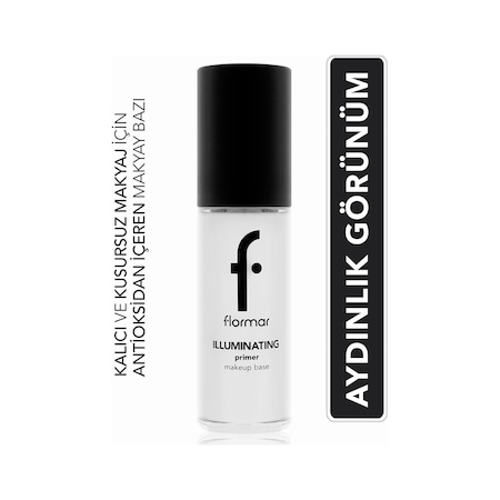 Flormar Illuminating Primer Aydınlatıcı Makyaj Bazı 001 White-Classic