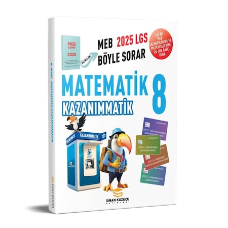 Sinan Kuzucu 2025 Lgs 8. Sınıf Matematik Kazanımmatik Soru Bankas