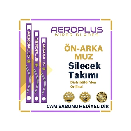 Aeroplus Seat Altea Ön Arka Muz Silecek Takımı 2009-2015