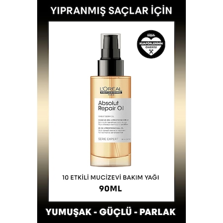 L'Oréal Professionnel Expert Absolut Repair Yıpranmış Saçlara 10 Etkili Saç Bakım Yağı 90 ML