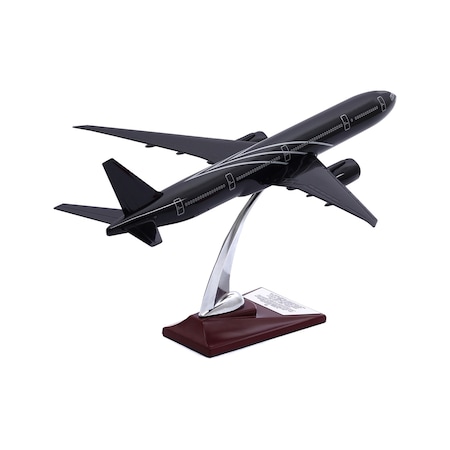 Zekupp - Maket Uçak - Boeing 777-300 1/200 - SİYAH ÖZEL TASARIM Model Uçak