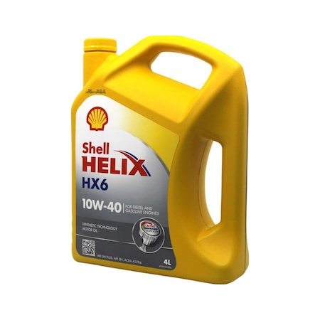 Shell Helix HX6 10W-40 Sentetik Motor Yağı 4 L