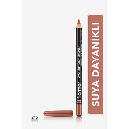 Flormar Waterproof Lipliner Sudan Etkilenmeyen Dudak Kalemi 245 Natural