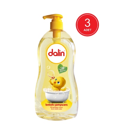 Dalin Bebek Şampuanı 3 x 900 ML