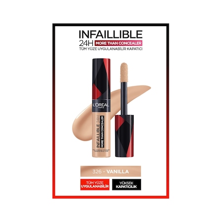 L'Oreal Paris Infaillible Tüm Yüze Uygulanabilir Kapatıcı 326 Vanilla 11 ML