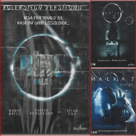 The Rings Halka 1-2-3 Set Dvd Dublajsız Altyazılı