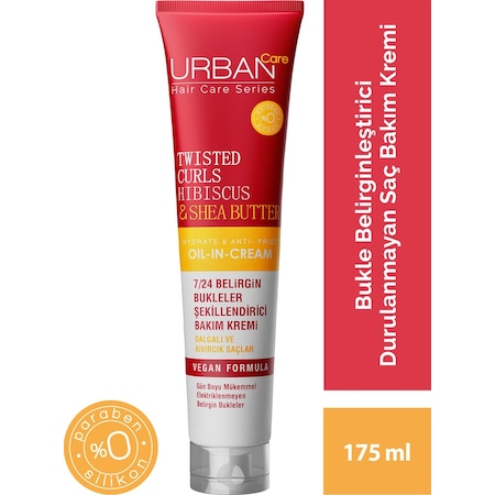 Urban Care Hibiscus & Shea Butter Bukle Belirginleştirici Bakım Kremi 175 ML