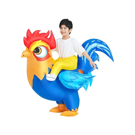 Anime Dinozor Şişme Kostüm Parti Maskot Kostüm Seti Yetişkin