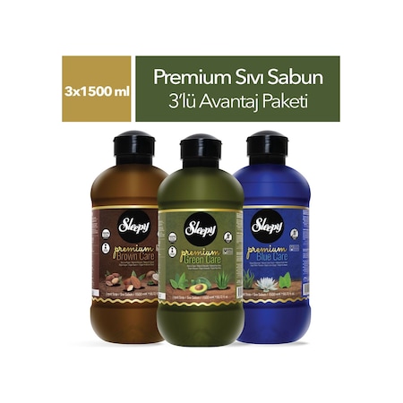 Sleepy Premium Serisi Sıvı Sabun 3 x 1500 ML