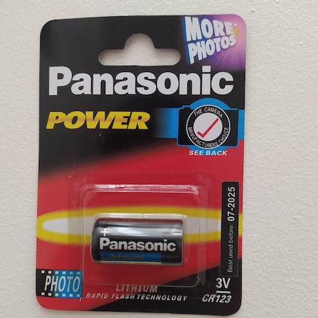 Panasonic power 3 volt lityum pil cr123