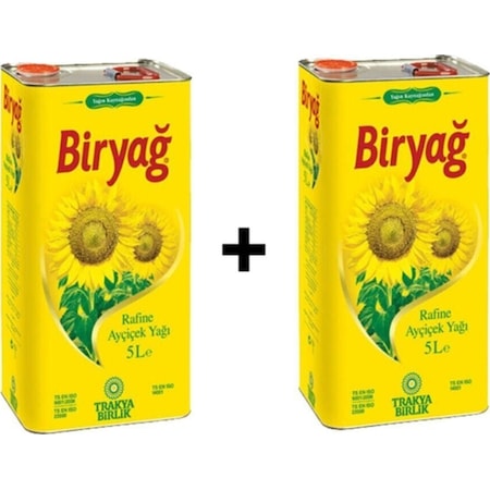 Biryağ Ayçiçek Yağı 2 x 5 L