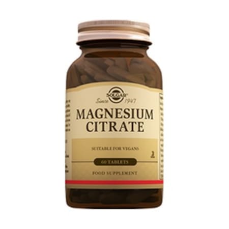 Solgar Magnesium Citrate 200 Mg. 60 Tablet.