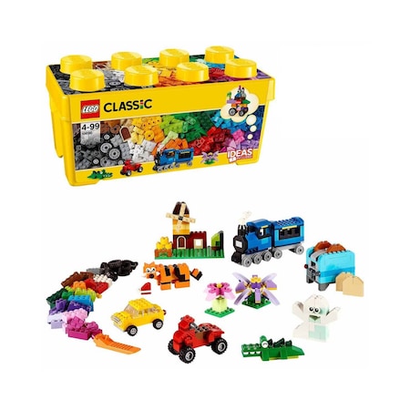 LEGO® Classic Orta Boy Yaratıcı Parçalar Yapım Kutusu 10696 4+ Yaratıcı Oyuncak Yapım Seti - 484 Parça