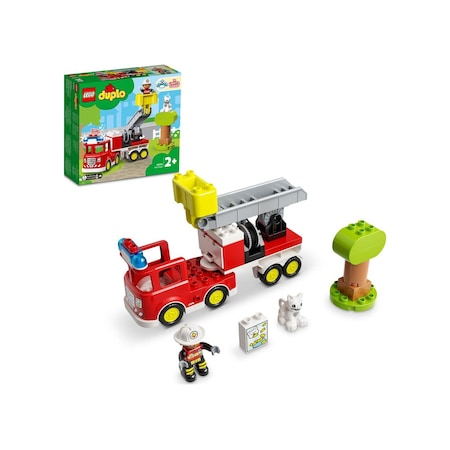 LEGO® DUPLO® Kurtarma İtfaiye Kamyonu 10969 2+ Eğitici Oyuncak Yapım Seti - 21 Parça