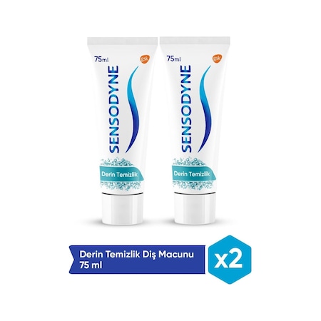 Sensodyne Derin Temizlik Diş Macunu 2 x 75 ML