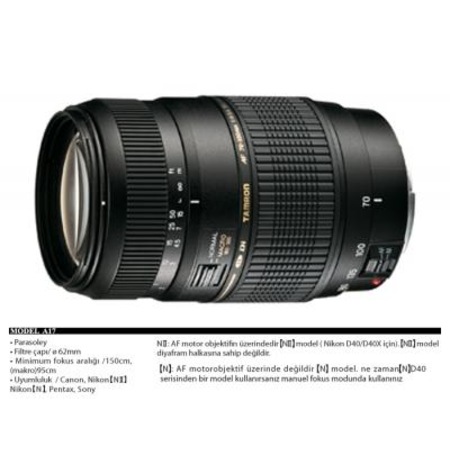 Tamron Af 70 300mm F 4 5 6 Di Ld Macro 1 2 Lens Fiyatlari Ve Ozellikleri