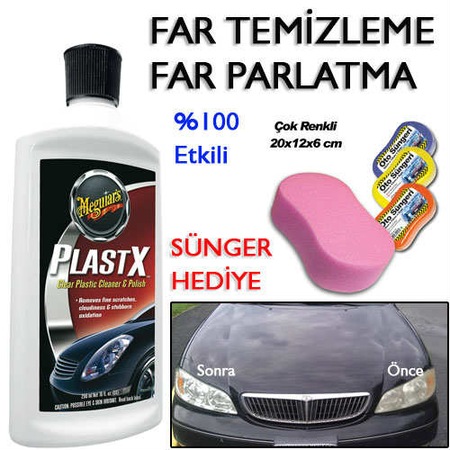 Meguiars Plastx Far Temizleme Cilasi Ped Hediye Fiyatlari Ve Ozellikleri