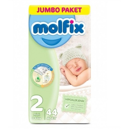 Molfix Bebek Bezi 2 Numara Mini Jumbo Paket 44 Adet Fiyatlari Ve Ozellikleri