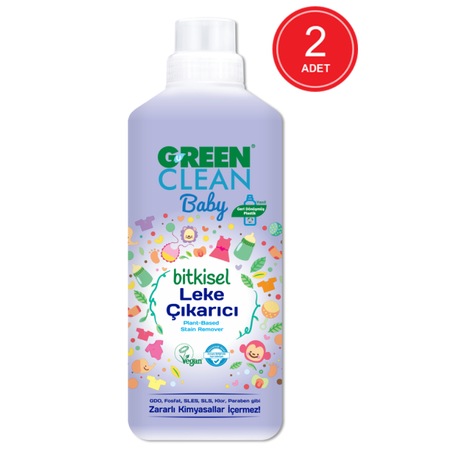 U Green Clean Baby Bitkisel Leke Çıkarıcı 2 x 1 L