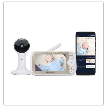 Motorola VM65 Connect 5.0” 1080p Wi-fi Video Bebek Kamerası Beyaz