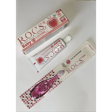 Rocs Elma Puresi Dis Macunu 35ml Ve 0 3 Yas Dis Fircasi Fiyatlari Ve Ozellikleri