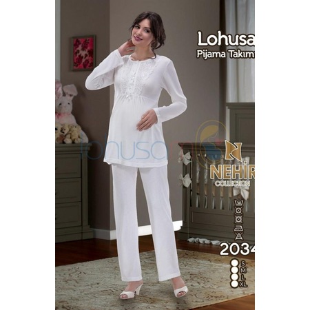 Nehir Collection Lohusa Pijama Takimi 2034 Fiyatlari Ve Ozellikleri