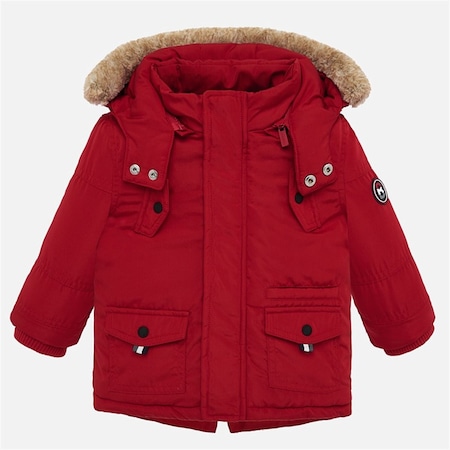 Cocuk Bebek Gri Butunu Desenli Dolgulu Mont Stormwear Teknolojisi Ile 3 Ay 7 Yas T77005161w Marks Spencer