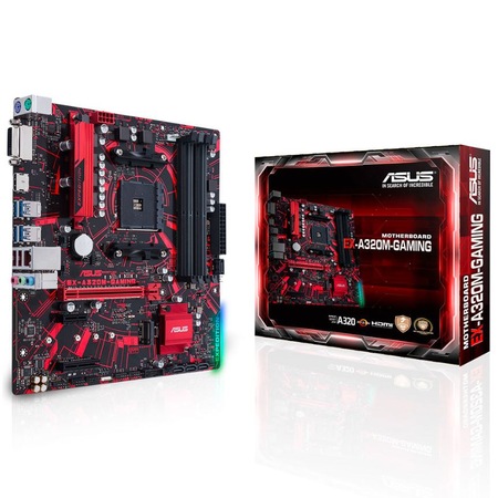 Asus EX-A320M-GAMING AMD A320 3200 MHz (OC) DDR4 Soket AM4 mATX Anakart