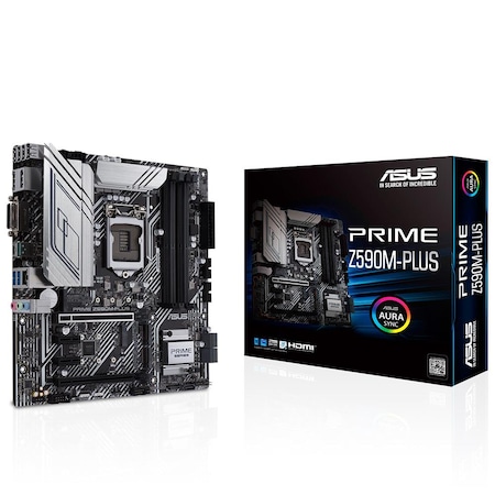Asus Prime Z590M-Plus Intel Z590 5133 MHz (OC) DDR4 Soket 1200 mATX Anakart