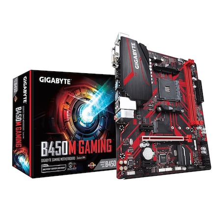 Gigabyte B450M Gaming AMD B450 3600 MHz (OC) DDR4 Soket AM4 mATX Anakart