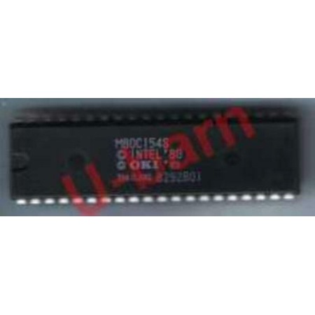 OKI M80C154S DIP-40 CMOS 8-bit Microcontroller 