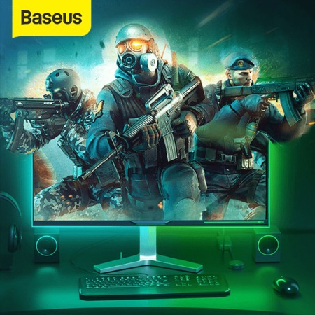 baseus game light rgb 5050 esnek oyuncu pc led serit isik 5w 1 5 fiyatlari ve ozellikleri