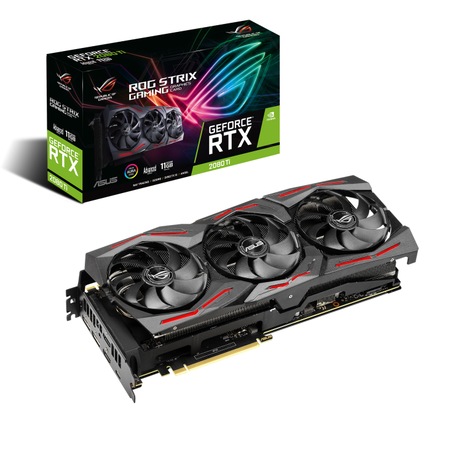 Asus NVIDIA GeForce RTX 2080 Ti ROG-STRIX-RTX2080TI-A11G-GAMING 11 GB GDDR6 352 Bit Ekran Kartı