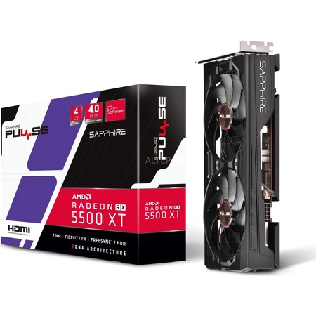 Sapphire AMD Radeon RX 5500 XT Pulse 11295-03-20G 4 GB 128 Bit GDDR6 Ekran Kartı
