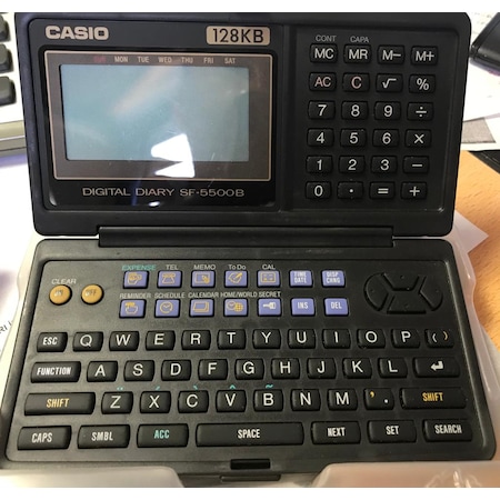 Casio Databank SF-5500B Digital Diary 128KB Cep Bilgisayarı