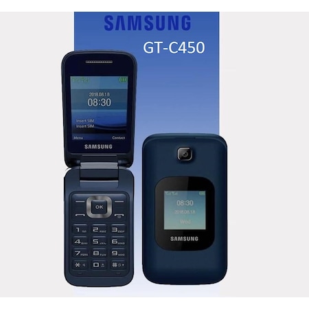 Samsung GT-C450 Duos Kapaklı Tuşlu Cep Telefonu Teşhir