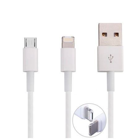 Micro usb data ve şarj kablosu