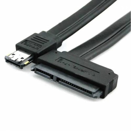 ESATA to sata Kablo Çift Güç 22 Pin USB ESata Combo sata Kablosu