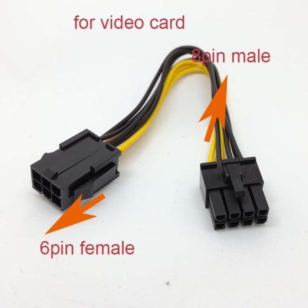 Ekran kartı güç kablosu 8 pin