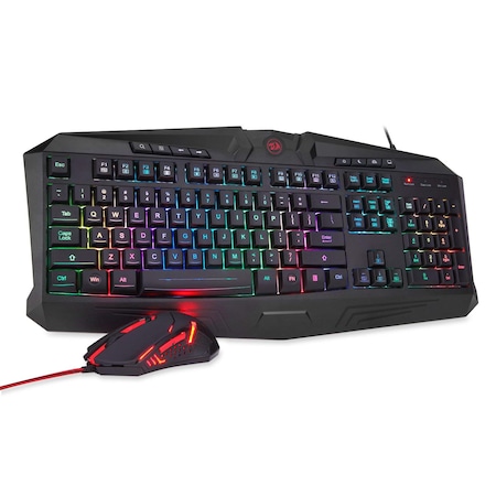 Redragon S101 Kablolu RGB Oyuncu Klavye Mouse Set