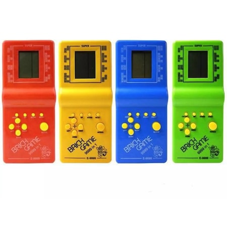 Brick Game E-9999 Tetris (İthalatçı Garantili) Çok Renkli