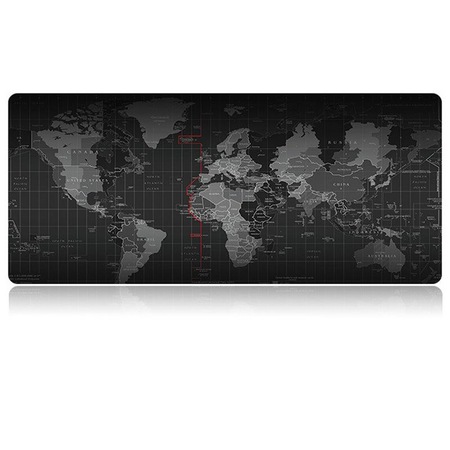 Onetick Dünya Desenli Büyük Boy 90 X 40 Cm Mousepad