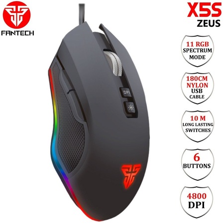  Fantech  X5s Zeus rgb Chroma  Upgraded Oyuncu Mouse n11 com
